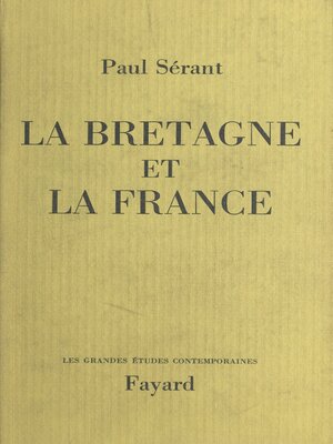 cover image of La Bretagne et la France
